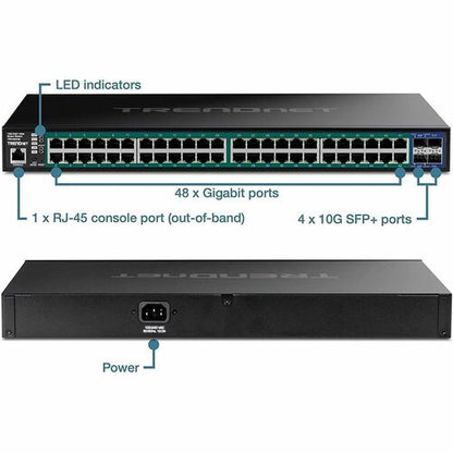52-PORT GIGABIT WEB SMART POE+ SWITCH