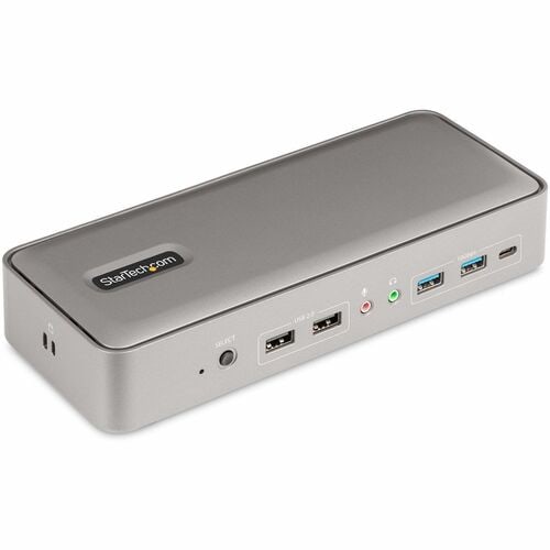 STATION D'ACCUEIL KVM USB-C POUR DEUX ORDINATEURS PORTABLES - STATION D'ACCUEIL COMMUTATEUR KVM