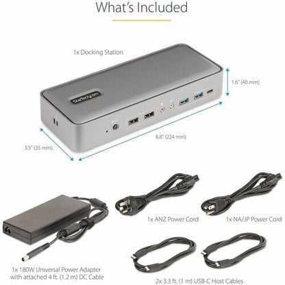 DUAL-LAPTOP USB-C KVM DOCKING STATION - KVM SWITCH DOCK