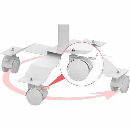 CTA Digital Compact Gooseneck Floor Stand with Acc
