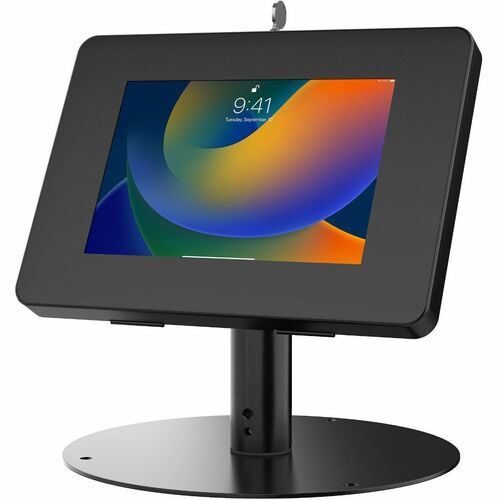 Soporte de quiosco de seguridad Hyperflex de CTA Digital con carcasa de seguridad universal para