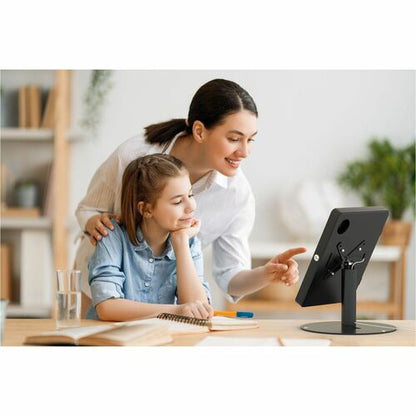 Soporte de quiosco de seguridad Hyperflex de CTA Digital con carcasa de seguridad universal para