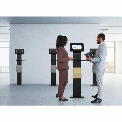 Borne de sol verrouillable CTA Digital Premium avec boîtier de sécurité universel,