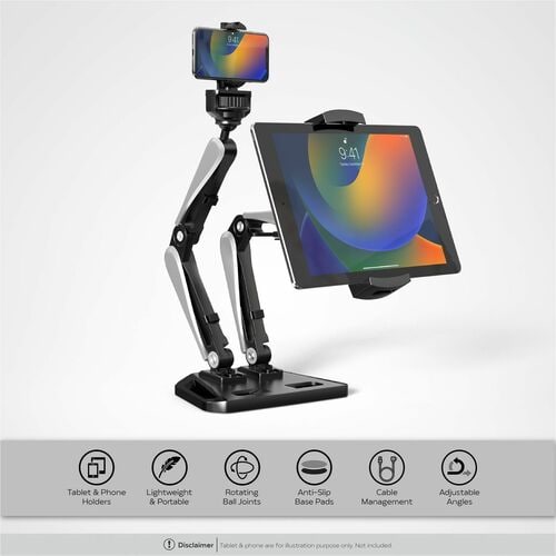 CTA Digital Universal Tablet and Phone Adjustable