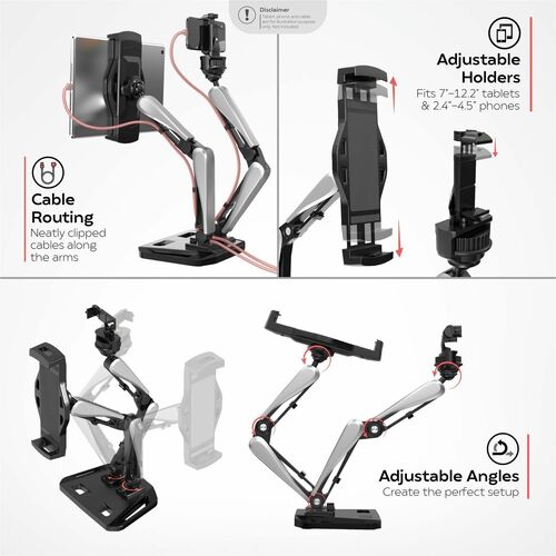 CTA Digital Universal Tablet and Phone Adjustable