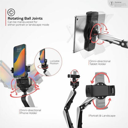 CTA Digital Universal Tablet and Phone Adjustable