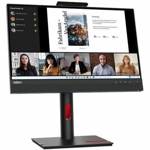 21.5IN FHD 1920X1090 3SIDE NEAR EDGELESS W/ BUILT-IN CAM MIC  SPKR