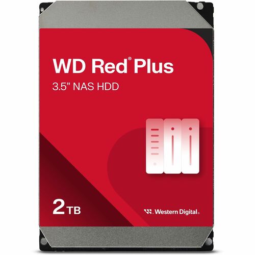 2TB RED PLUS 64MB CMR 3.5IN SATA 6GB/S INTELLIPOWERRPM