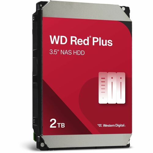 2TB RED PLUS 64MB CMR 3.5IN SATA 6GB/S INTELLIPOWERRPM