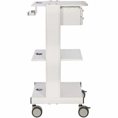CHARIOT MOBILE 2 ÉTAGÈRES/TIROIRS MÉTALLIQUES TAA