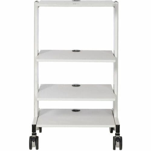 MOBILE CART WITH ADJUSTABLE SHELVES TAA