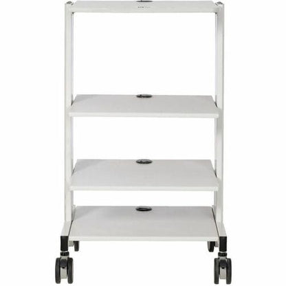 MOBILE CART WITH ADJUSTABLE SHELVES TAA