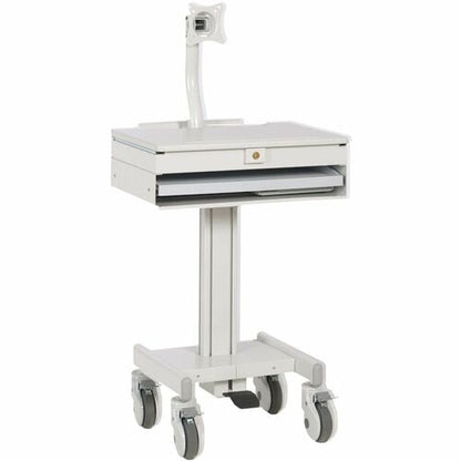 MOBILE CART WITH MONITOR ARM CASTERS TAA