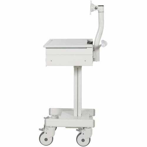 MOBILE CART WITH MONITOR ARM CASTERS TAA
