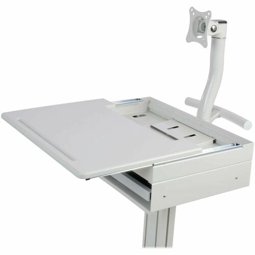 MOBILE CART WITH MONITOR ARM CASTERS TAA