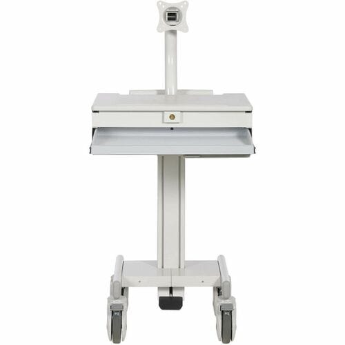 MOBILE CART WITH MONITOR ARM CASTERS TAA