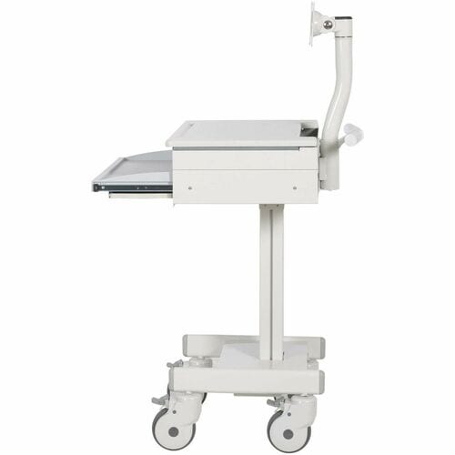 MOBILE CART WITH MONITOR ARM CASTERS TAA