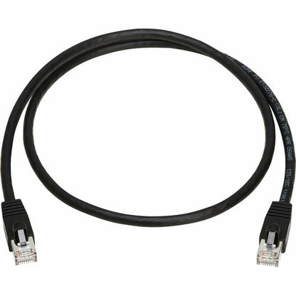 Tripp Lite series Cat8 40G Snagless SSTP Ethernet Cable (RJ45 M/M), PoE, Black,