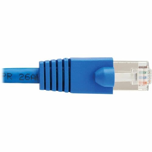 Tripp Lite series Cat8 40G Snagless SSTP Ethernet Cable (RJ45 M/M), PoE, Blue, 6