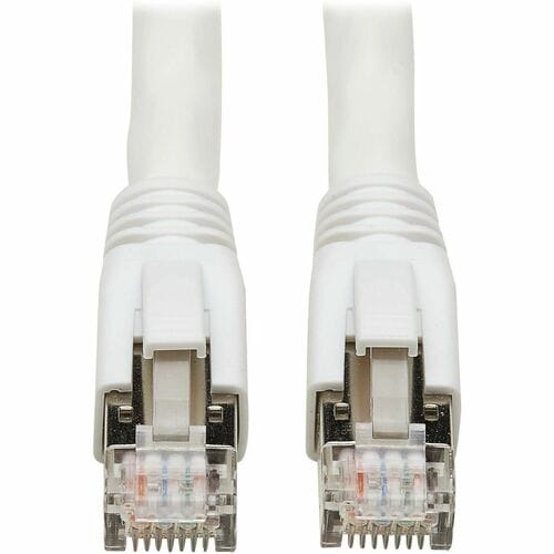 Tripp Lite series Cat8 40G Snagless SSTP Ethernet Cable (RJ45 M/M), PoE, White,