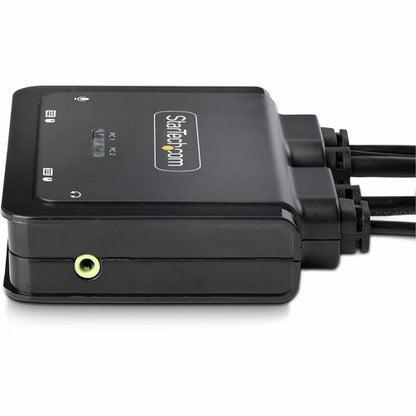 COMMUTATEUR KVM 4K COMPACT À 2 PORTS - CÂBLE USB-A/USB-C