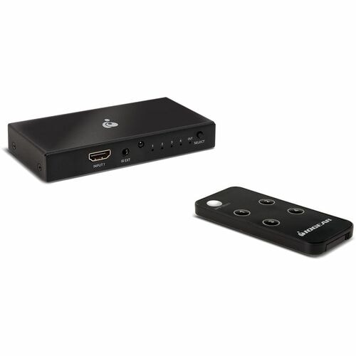 Commutateur HDMI UltraHD 8K 4 ports IOGEAR - 7680 x 4320 - 8K - 4 x 1 - Écran - 1 x sortie HDMI