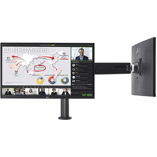 LG 27IN 27QP88D-BS QHD IPS MONITOR WITH USB TYPE C BLACK