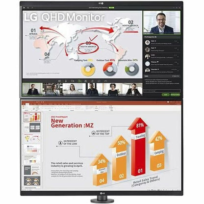LG 27IN 27QP88D-BS QHD IPS MONITOR WITH USB TYPE C BLACK