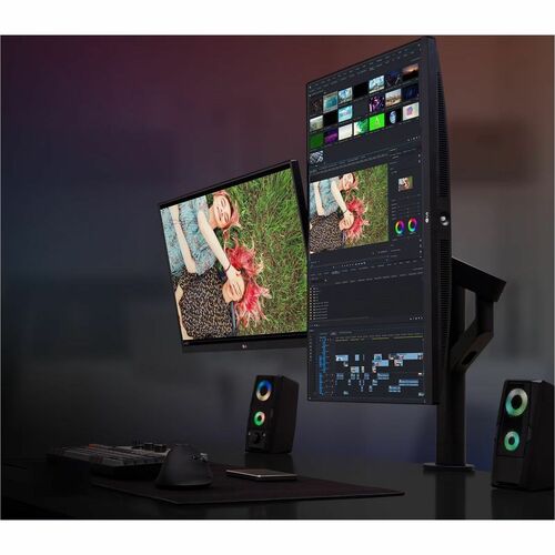 LG 27IN 27QP88D-BS QHD IPS MONITOR WITH USB TYPE C BLACK