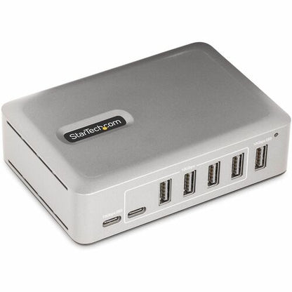 HUB USB C DE 7 PUERTOS CON ALIMENTACIÓN AUTOMÁTICA PARA PORTÁTILES DE ESCRITORIO