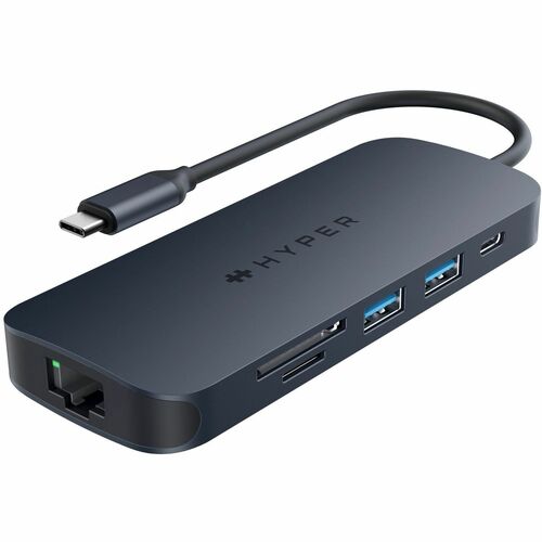 Concentrador USB HyperDrive de Targus - USB tipo C - 8 puertos USB
