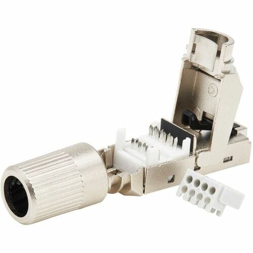 Tripp Lite by Eaton Cat8 STP Class 1 Field-Termination Plug, 568A/568B, TAA - 1