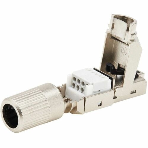 Tripp Lite by Eaton Cat8 STP Class 1 Field-Termination Plug, 568A/568B, TAA - 1