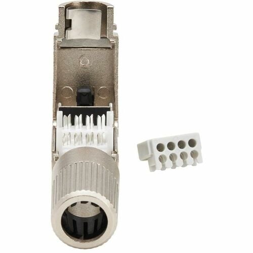 Tripp Lite by Eaton Cat8 STP Class 1 Field-Termination Plug, 568A/568B, TAA - 1