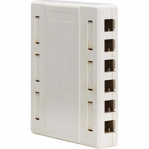 Caja de montaje en superficie para conectores Keystone de Tripp Lite by Eaton - 12 puertos