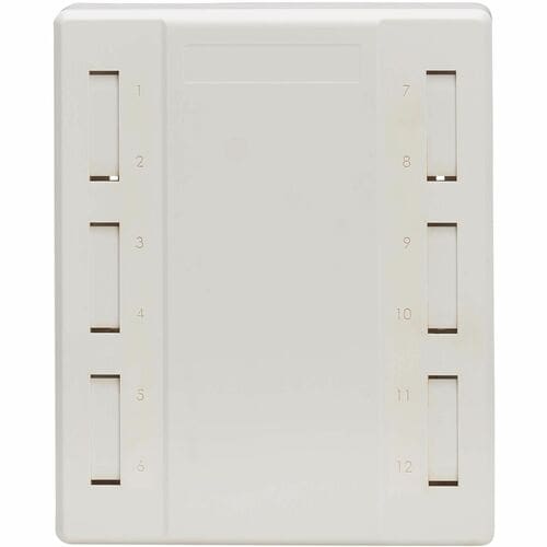 Caja de montaje en superficie para conectores Keystone de Tripp Lite by Eaton - 12 puertos