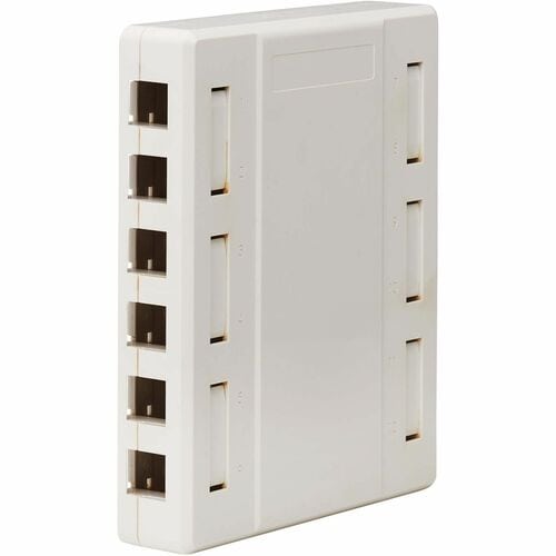 Caja de montaje en superficie para conectores Keystone de Tripp Lite by Eaton - 12 puertos