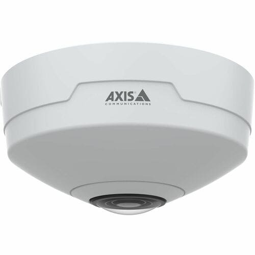 AXIS M4327-P 6 Megapixel Indoor Network Camera - Color - Fisheye - White  - Zips