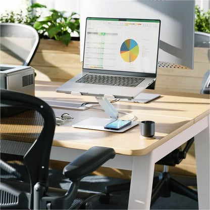Support pour ordinateur portable Alogic Elite Power avec chargeur sans fil