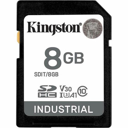 8GB SDHC INDUSTRIAL -40C TO 85C C10 UHS-I U3 V30 A1 PSLC