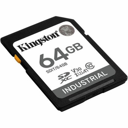64GB SDXC INDUSTRIAL -40C TO 85C C10 UHS-I U3 V30 A1 PSLC