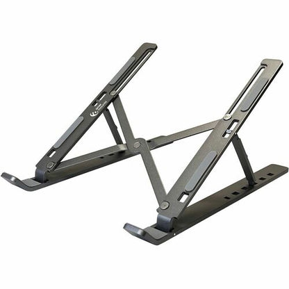 Support de voyage pliable Amer pour ordinateur portable et tablette (gris)