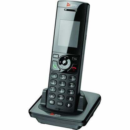 HP Inc. Poly VVX D230 DECT Phone Handset and Charging Cradle with Power Supply