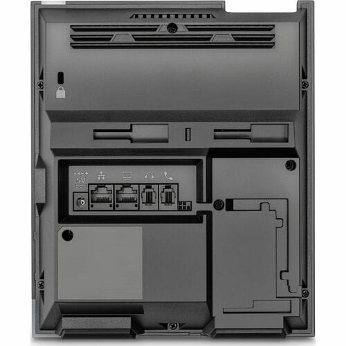 Teléfono multimedia empresarial Poly CCX 400 para Microsoft Teams y PoE