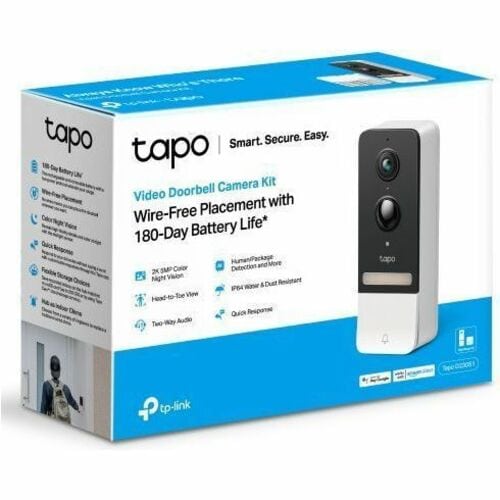 Timbre con vídeo inteligente Tapo a batería - Inalámbrico