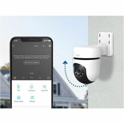 Cámara de red Tapo C510W para exteriores de 3 megapíxeles y 2K - Color - 98 pies (29,87 m) Infrarrojos