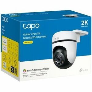 Cámara de red Tapo C510W para exteriores de 3 megapíxeles y 2K - Color - 98 pies (29,87 m) Infrarrojos