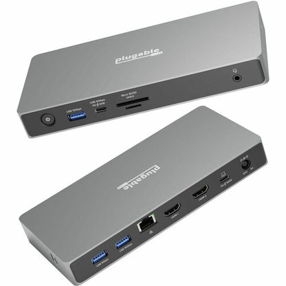Station d'accueil USB-C Plugable pour deux écrans, 11 pouces