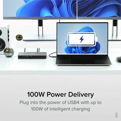 Station d'accueil USB-C Plugable pour deux écrans, 11 pouces
