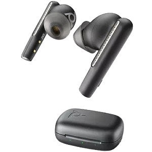 Auriculares Bluetooth Poly Voyager Free 60 negros + base